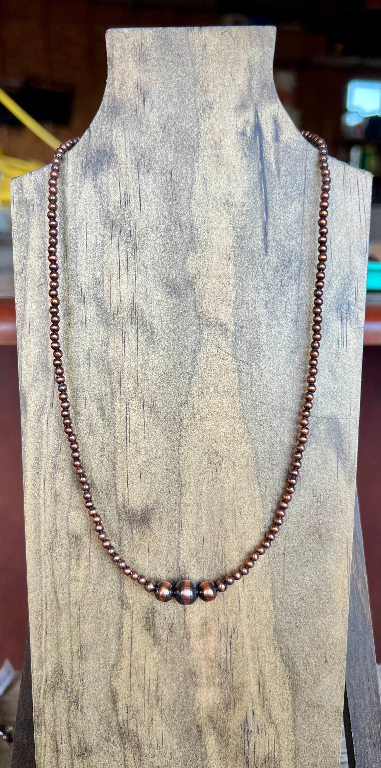 Graduated Copper Necklace