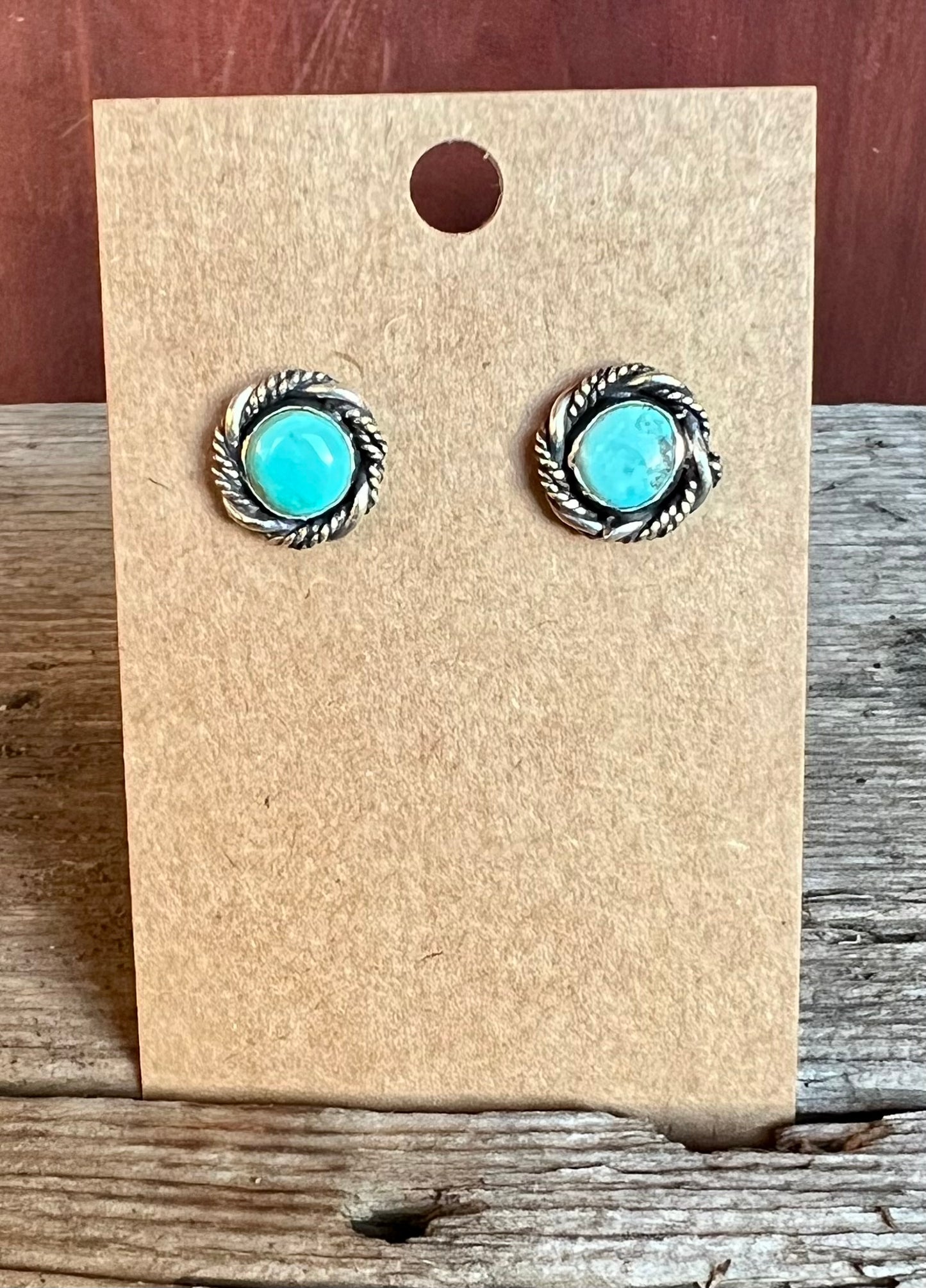 Redskin Turquoise Studs