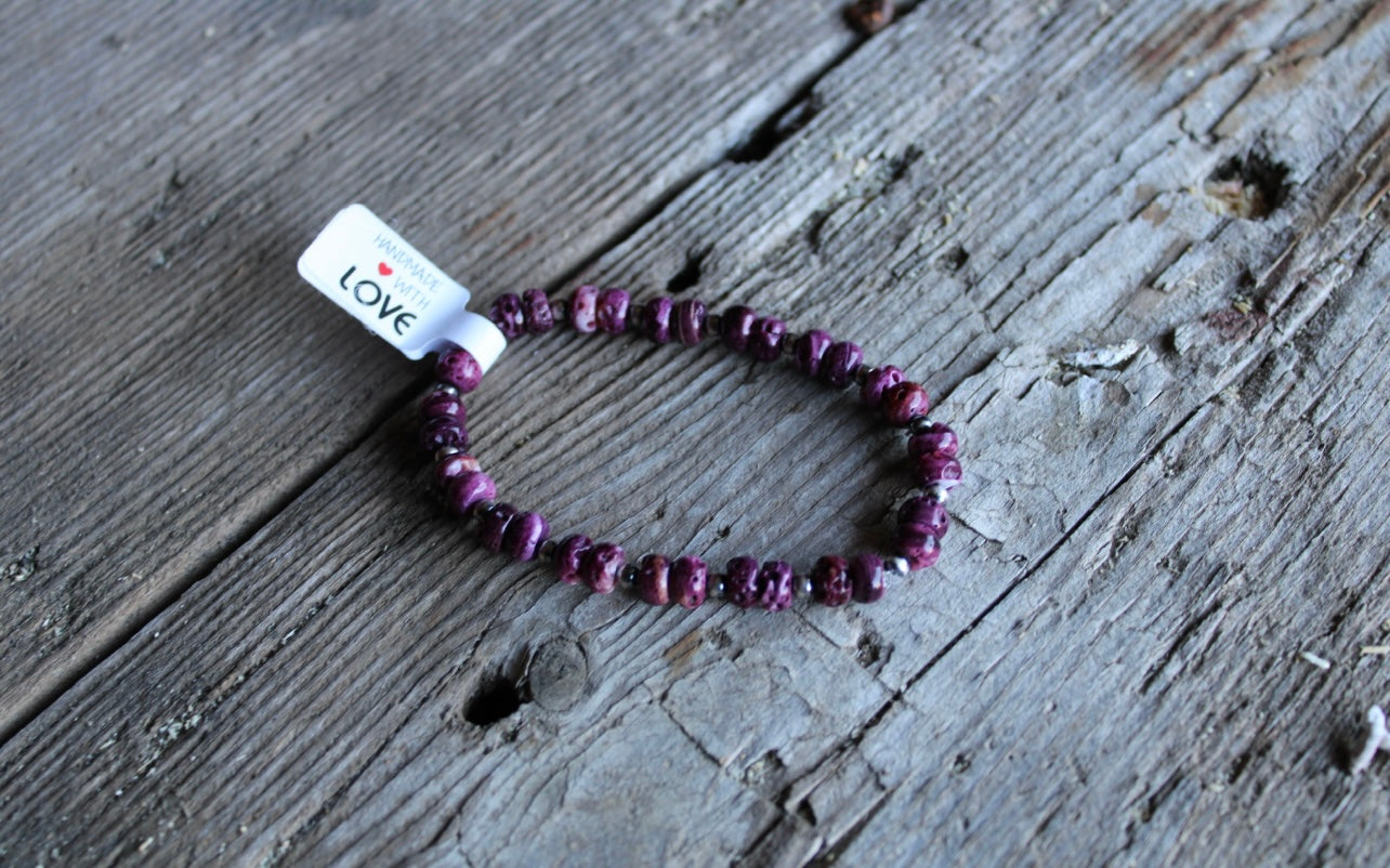 Purple Spiny Oyster Bracelet