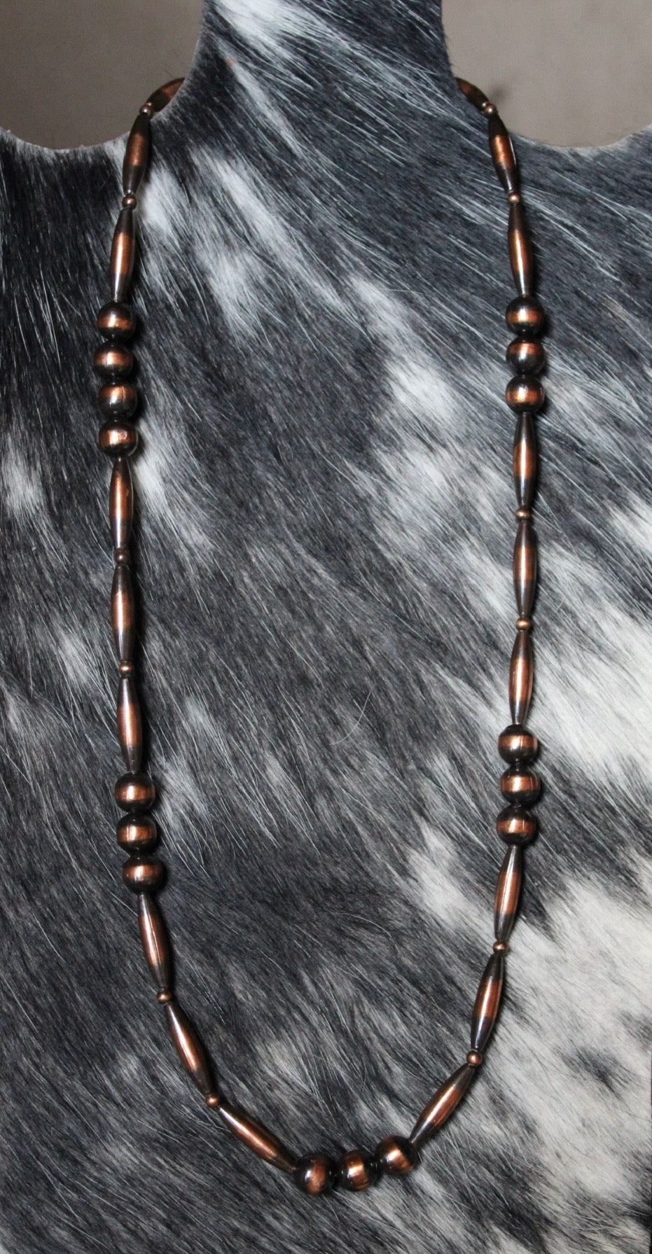 Copper Pearl & Melon Necklace