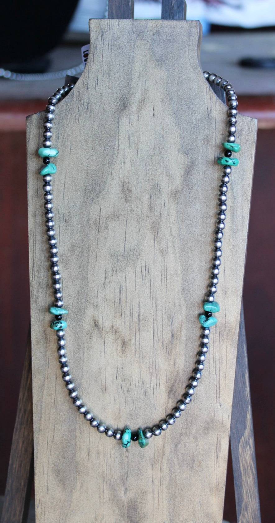 Turquoise & Black Onyx Necklace