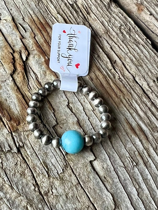 Larimar Stretch Ring