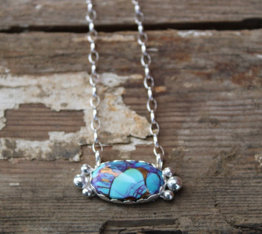 Purple Dahlia Necklace
