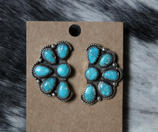 White Water Cluster Studs