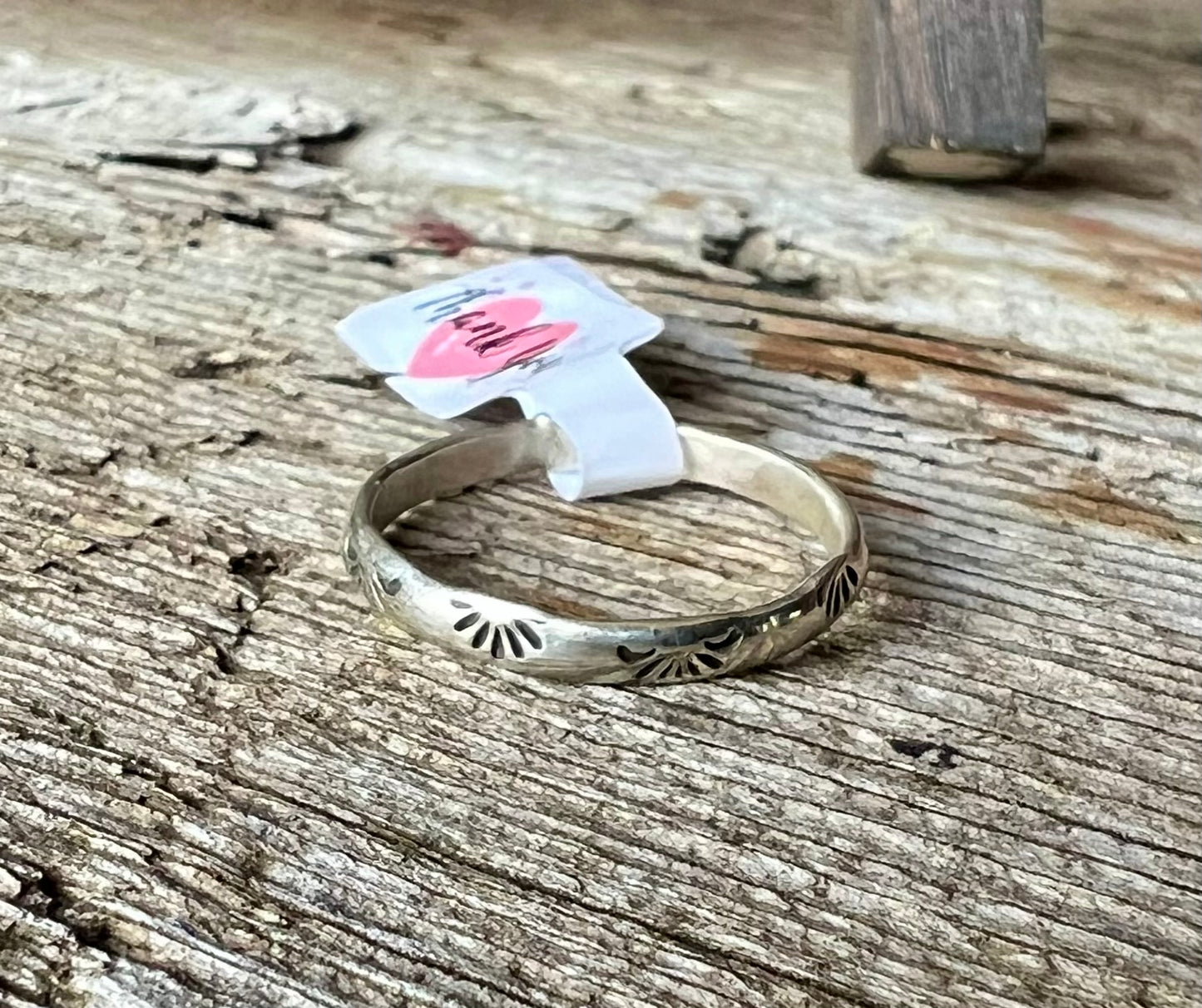 Stamped Stacker Ring