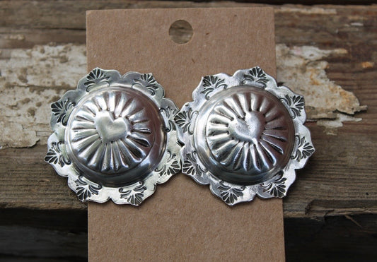 Heart Concho Earrings