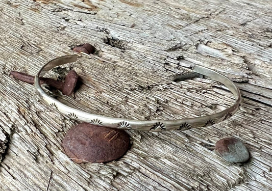 Large Stamped Cuff