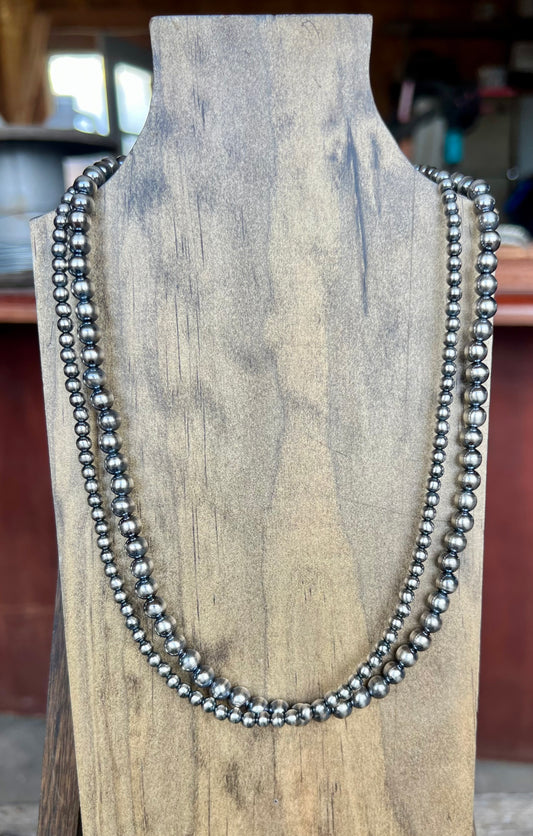 Double Stand 4 & 6mm Pearl Necklace