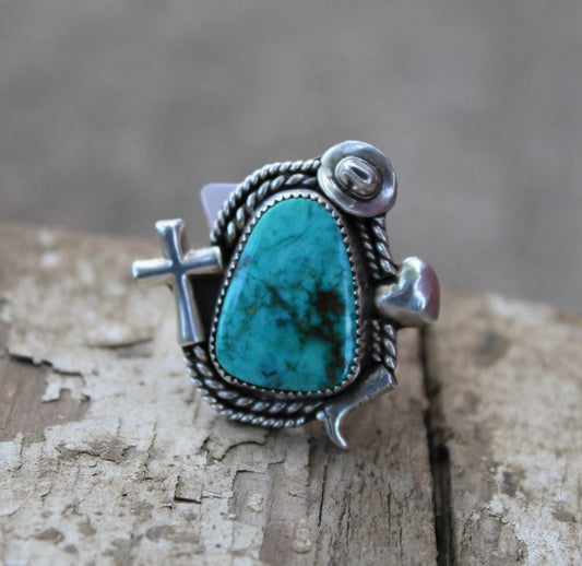 Cowgirl adjustable ring