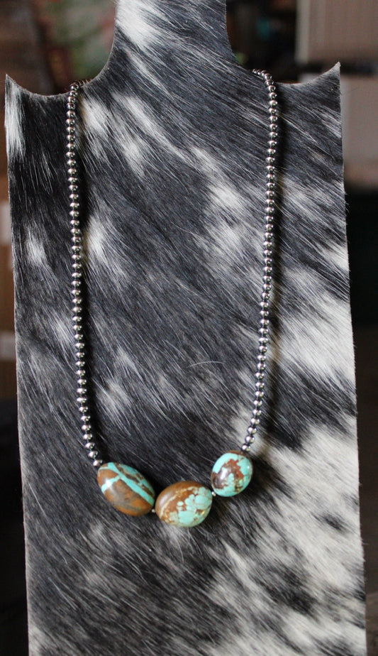 #8 & 4mm Pearl Necklace