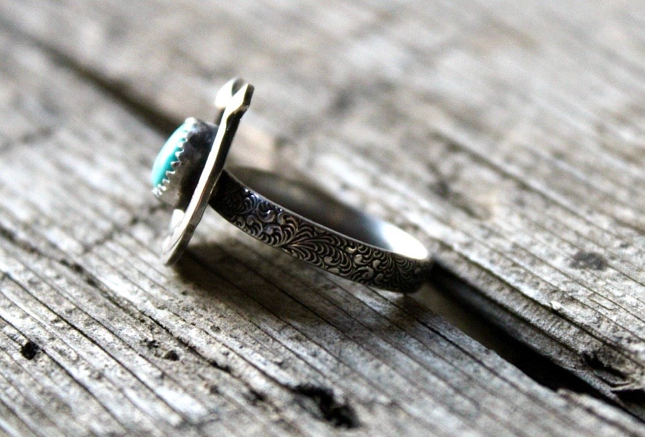 Redskin Horse Shoe Ring