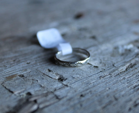 Stamped Stacker Ring 5