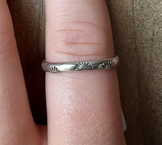 Stamped Stacker Ring