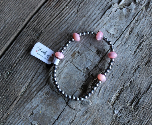 Pink Mother of Pearl Bracelet