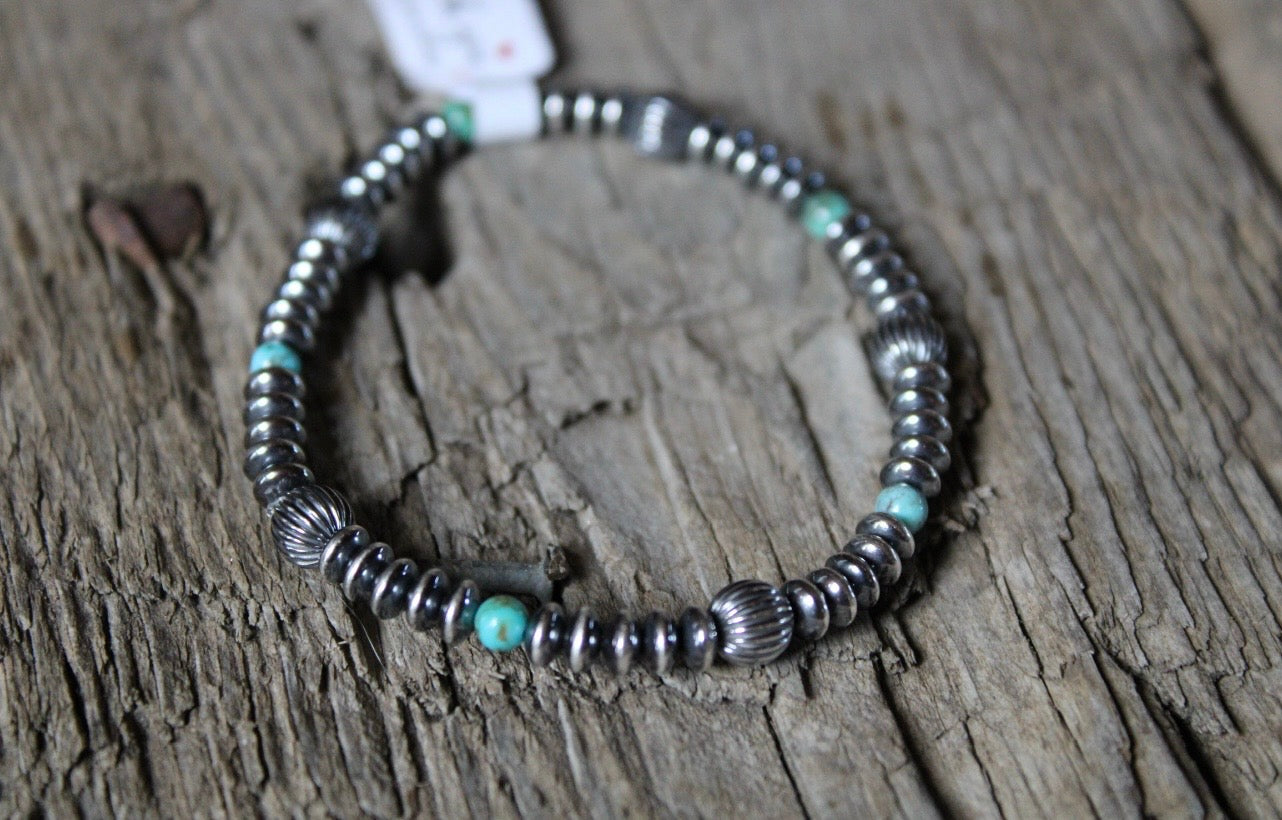 Kingman & saucer bracelet
