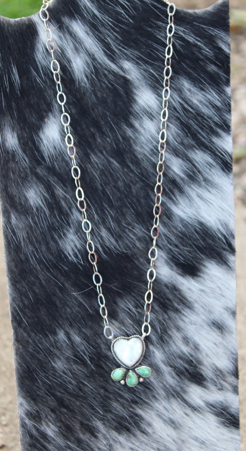 Mother of Pearl & Sonoran Mountain Necklace